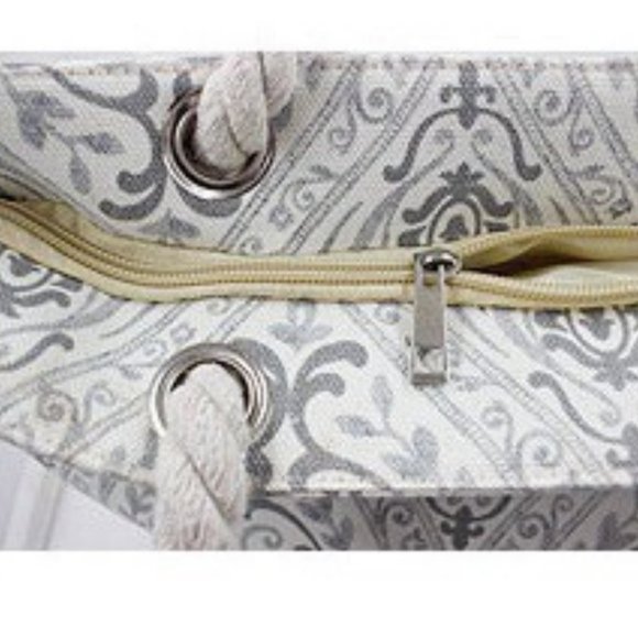 Print Rope Handle Tote Bag - Picture 2 of 5